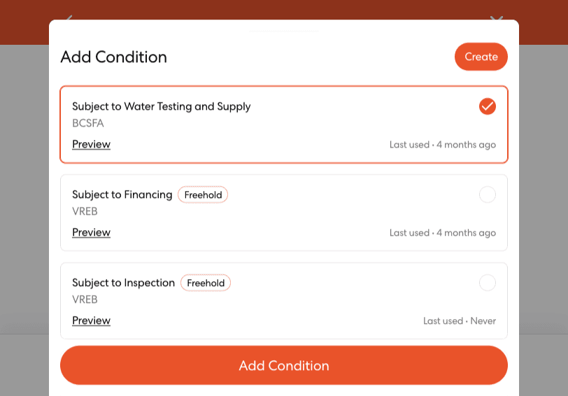 Placeholder illustration of a digital forms library for real estate documents